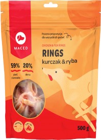 MACED Rings Kurczak Ryba 500g