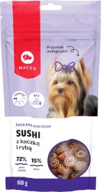 MACED Sushi Kaczka z Rybą Przysmak małego psa 60g - Zdjęcie główne