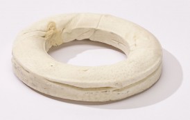 MACED Ring Prasowany Biały 7cm