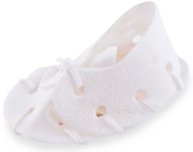 MACED But biały ze skóry wołowej 12,5cm - Zdjęcie główne