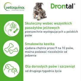 VETOQUINOL Drontal Dog Flavour Tabletki dla psa na robaki 2szt. - Zdjęcie nr 4
