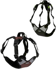 KERBL Szelki z odblaskami Pulsive Czarno-Brązowe 62-85cm - Zdjęcie nr 7