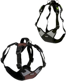 KERBL Szelki z odblaskami Pulsive Czarno-Brązowe 36-50cm - Zdjęcie główne