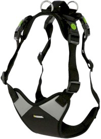 KERBL Szelki z odblaskami Pulsive Czarne 50-62cm - Zdjęcie główne