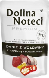 DOLINA NOTECI Danie Wołowina Papryka Makaron 100g - Zdjęcie główne