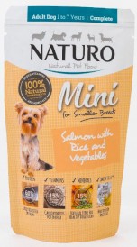 NATURO Adult Dog MINI Łosoś Ryż Warzywa 150g - Zdjęcie główne