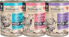 WIEJSKA ZAGRODA Kurczak z Kaczką bez zbóż dla kotów Puszka 400g - Zdjęcie nr 2