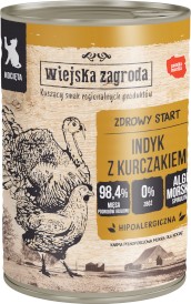 WIEJSKA ZAGRODA Indyk z Kurczakiem dla kociąt 400g - Zdjęcie nr 2