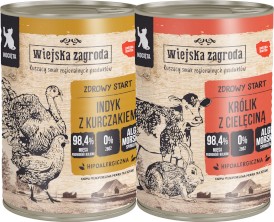 WIEJSKA ZAGRODA Indyk z Kurczakiem dla kociąt 400g - Zdjęcie główne