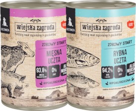 WIEJSKA ZAGRODA Mięsna Uczta dla szczeniąt bezzbóż 400g - Zdjęcie nr 5