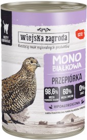 WIEJSKA ZAGRODA Kot Monobiałkowa Przepiórka 400g - Zdjęcie główne