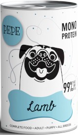 PAKA ZWIERZAKA PEPE Mono Protein Lamb Jagnięcina 400g - Zdjęcie główne