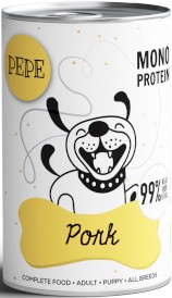 PAKA ZWIERZAKA PEPE Mono Protein Pork Wieprzowina 400g - Zdjęcie główne