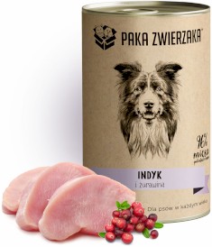 PAKA ZWIERZAKA Indyk i Żurawina 400g - Zdjęcie nr 2