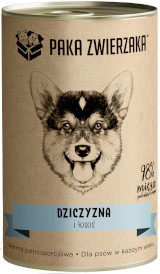 PAKA ZWIERZAKA Dziczyzna i Łosoś 400g - Zdjęcie nr 2
