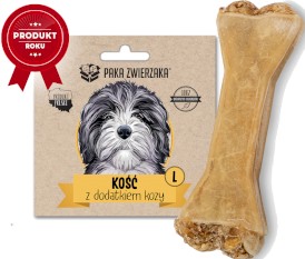 PAKA ZWIERZAKA Kość z dodatkiem Kozy L 13,5cm - Zdjęcie główne