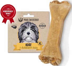 PAKA ZWIERZAKA Kość z dodatkiem Kozy XL 17cm - Zdjęcie główne