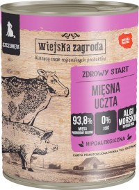 WIEJSKA ZAGRODA Mięsna Uczta dla szczeniąt bez zbóż 800g - Zdjęcie główne