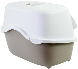 STEFANPLAST Kuweta zamykana z osłoną Biało-Szara - Zdjęcie nr 5