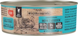 WIEJSKA ZAGRODA Indyk z Łososiem bez zbóż 85g