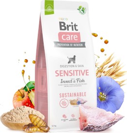 BRIT Care Dog Sustainable Sensitive Insect Fish 12kg+2kg - Zdjęcie nr 4