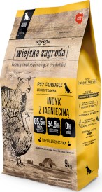 WIEJSKA ZAGRODA Indyk z Jagnięciną bez zbóż M 9kg - Zdjęcie główne