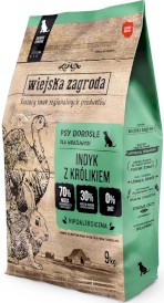 WIEJSKA ZAGRODA Indyk z Królikiem bez zbóż S 9kg - Zdjęcie główne