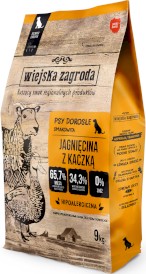 WIEJSKA ZAGRODA Jagnięcina z Kaczką bez zbóż S 9kg - Zdjęcie główne