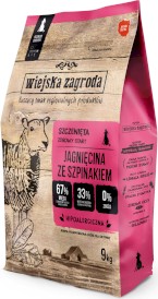 WIEJSKA ZAGRODA Jagnięcina Szpinak dla szczeniąt S 9kg