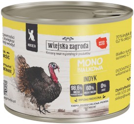 WIEJSKA ZAGRODA Kocięta Monobiałkowa Indyk 200g - Zdjęcie nr 2