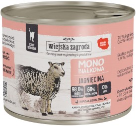 WIEJSKA ZAGRODA Kot Monobiałkowa Jagnięcina 200g - Zdjęcie główne