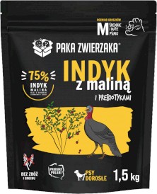 PAKA ZWIERZAKA Indyk z Maliną M bez zbóż 1,5kg - Zdjęcie nr 2