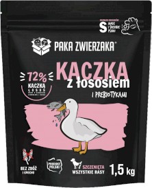 PAKA ZWIERZAKA Kaczka z Łososiem S dla szczeniąt 1,5kg - Zdjęcie nr 2