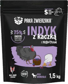 PAKA ZWIERZAKA Indyk z Kaczką S bez zbóż 1,5kg - Zdjęcie nr 2