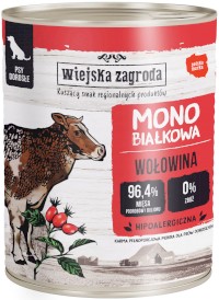 WIEJSKA ZAGRODA Pies Monobiałkowa Wołowina 800g