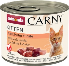 ANIMONDA Carny KITTEN Cielęcina Kurczak Indyk 200g - Zdjęcie nr 2