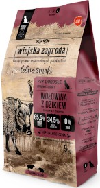 WIEJSKA ZAGRODA Wołowina z Dzikiem Leśne Smaki L 9kg - Zdjęcie główne