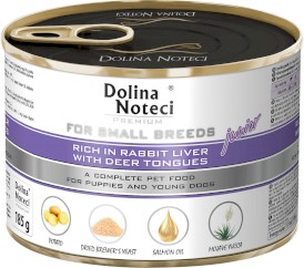 Dolina Noteci Premium Małe Rasy JUNIOR Królik Jeleń 185g - Zdjęcie główne