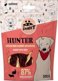 MR.BANDIT Hunter Królik nadziewany Wołowiną 500g