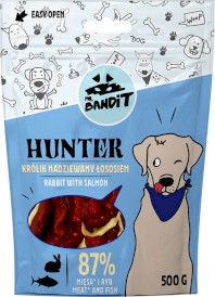 MR.BANDIT Hunter Królik nadziewany Łososiem 500g