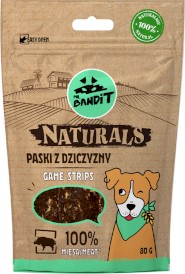 MR.BANDIT Naturals Strips Deer Paski z Jelenia 80g - Zdjęcie główne