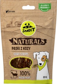 MR.BANDIT Naturals Strips Goat Paski z Kozy 85g