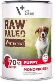 Vet Expert RAW PALEO Puppy Monoprotein Wołowina 400g
