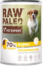 Vet Expert RAW PALEO Puppy Monoprotein Indyk 400g