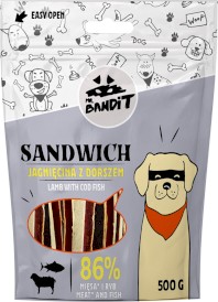 MR.BANDIT Sandwich Lamb Cod Fish Jagnięcina Dorsz 500g