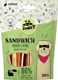 MR.BANDIT Sandwich Rabbit Fish Królik Ryba 500g - Zdjęcie główne