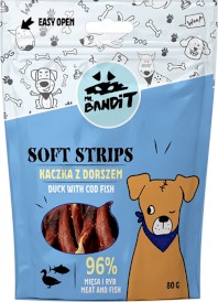 MR.BANDIT Soft Strips Duck Fish Kaczka z Dorszem 80g - Zdjęcie nr 2