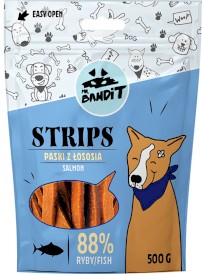 MR.BANDIT Strips Salmon Paski z Łososia 500g