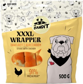 MR.BANDIT Wrapper Chicken Sticks z Kurczakiem XXXL 500g