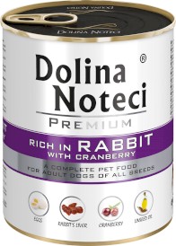 DOLINA NOTECI PREMIUM Królik z Żurawiną 800g - Zdjęcie główne